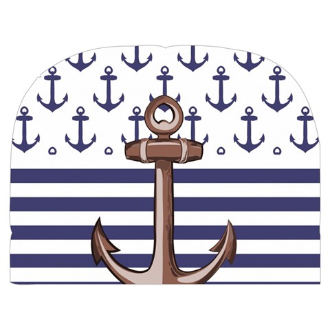 Anchor Background Design Make Up Case (Medium) from ArtsNow.com Front