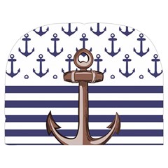 Anchor Background Design Make Up Case (Medium) from ArtsNow.com Back