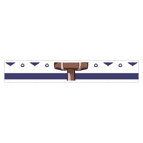 Anchor Background Design Make Up Case (Medium) from ArtsNow.com Zipper Back