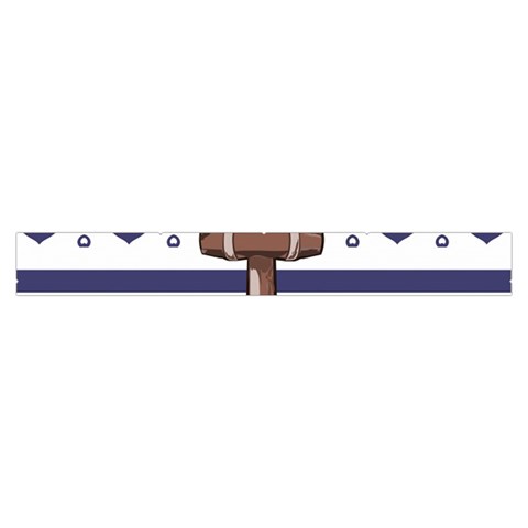 Anchor Background Design Make Up Case (Large) from ArtsNow.com Zipper Front