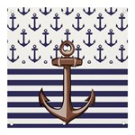 Anchor Background Design Banner and Sign 3  x 3 