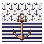 Anchor Background Design Banner and Sign 4  x 4 