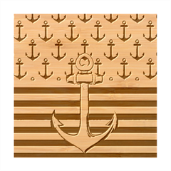 Anchor Background Design Bamboo Coaster Set from ArtsNow.com Coaster 2