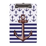 Anchor Background Design A5 Acrylic Clipboard