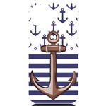 Anchor Background Design iPhone 14 Plus Black UV Print Case