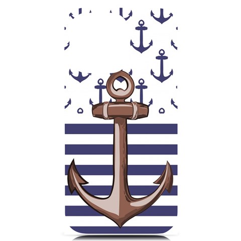 Anchor Background Design iPhone 14 Pro Max Black UV Print Case from ArtsNow.com Front