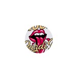 Music Hip Hop Text Black White 3d 1  Mini Magnets