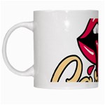 Music Hip Hop Text Black White 3d White Mug