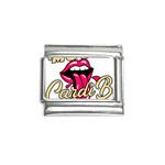 Music Hip Hop Text Black White 3d Italian Charm (9mm)