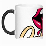 Music Hip Hop Text Black White 3d Morph Mug