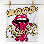 Music Hip Hop Text Black White 3d Face Towel