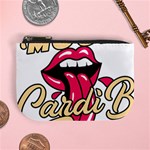 Music Hip Hop Text Black White 3d Mini Coin Purse