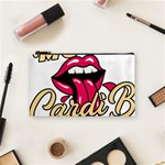 Music Hip Hop Text Black White 3d Cosmetic Bag (Small)