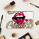 Music Hip Hop Text Black White 3d Cosmetic Bag (Medium)
