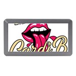 Music Hip Hop Text Black White 3d Memory Card Reader (Mini)