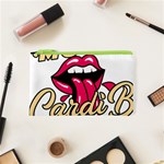 Music Hip Hop Text Black White 3d Cosmetic Bag (XS)