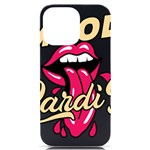 Music Hip Hop Text Black White 3d iPhone 14 Pro Max Black UV Print Case