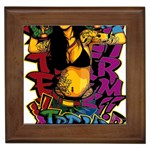 Xtreme Skateboard Graffiti Framed Tile