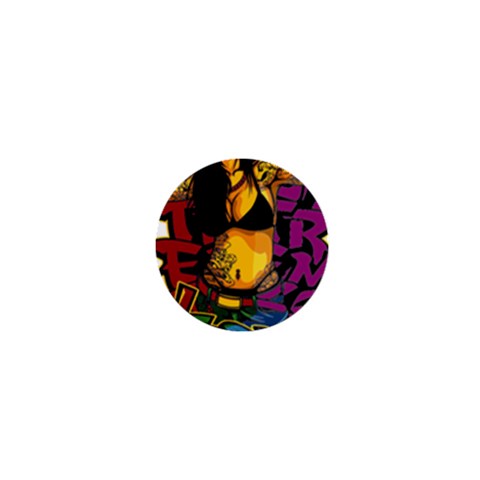 Xtreme Skateboard Graffiti 1  Mini Buttons from ArtsNow.com Front