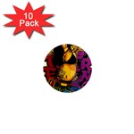 Xtreme Skateboard Graffiti 1  Mini Magnet (10 pack) 