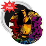 Xtreme Skateboard Graffiti 3  Magnets (10 pack) 