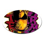 Xtreme Skateboard Graffiti Oval Magnet