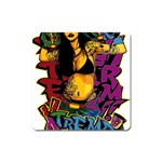 Xtreme Skateboard Graffiti Square Magnet