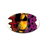Xtreme Skateboard Graffiti Sticker Oval (100 pack)