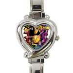 Xtreme Skateboard Graffiti Heart Italian Charm Watch