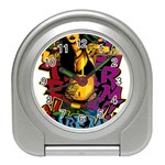 Xtreme Skateboard Graffiti Travel Alarm Clock
