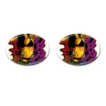 Xtreme Skateboard Graffiti Cufflinks (Oval)