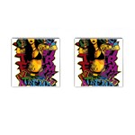 Xtreme Skateboard Graffiti Cufflinks (Square)