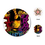 Xtreme Skateboard Graffiti Playing Cards Single Design (Round)