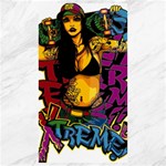 Xtreme Skateboard Graffiti Canvas 40  x 72 