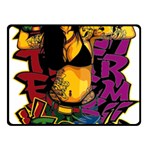 Xtreme Skateboard Graffiti Two Sides Fleece Blanket (Small)