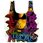 Xtreme Skateboard Graffiti Full Print Recycle Bag (XL)