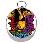 Xtreme Skateboard Graffiti Silver Compasses