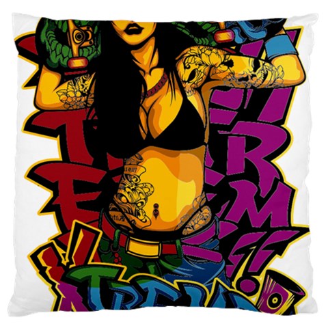Xtreme Skateboard Graffiti Standard Premium Plush Fleece Cushion Case (One Side) from ArtsNow.com Front