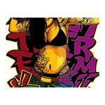 Xtreme Skateboard Graffiti Two Sides Premium Plush Fleece Blanket (Mini)