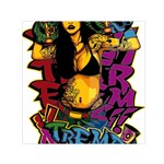 Xtreme Skateboard Graffiti Square Satin Scarf (30  x 30 )