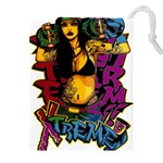Xtreme Skateboard Graffiti Drawstring Pouch (4XL)