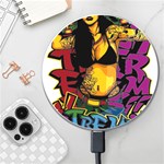 Xtreme Skateboard Graffiti Wireless Fast Charger(White)