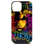 Xtreme Skateboard Graffiti iPhone 14 Black UV Print Case