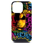 Xtreme Skateboard Graffiti iPhone 14 Pro Max Black UV Print Case