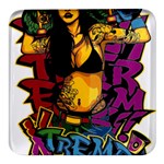 Xtreme Skateboard Graffiti Square Glass Fridge Magnet (4 pack)