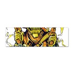 Cowboy Skeleton With Gun Illustration Sticker Bumper (100 pack)