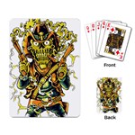 Cowboy Skeleton With Gun Illustration Playing Cards Single Design (Rectangle)