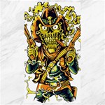 Cowboy Skeleton With Gun Illustration Canvas 40  x 72 