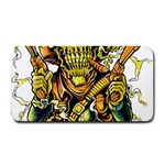 Cowboy Skeleton With Gun Illustration Medium Bar Mat