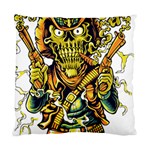 Cowboy Skeleton With Gun Illustration Standard Cushion Case (One Side)